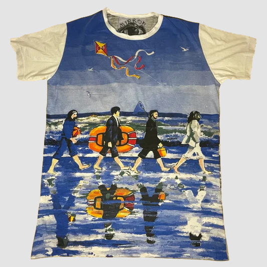 T-shirt a maniche corte “Abbey Sea” – I Beatles vanno in vacanza - ql maglie